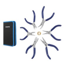 WORKPRO 7PC Jewelry Plier Set Wire Cutter for Jewelry Making with Carrying Pouch