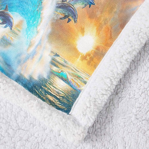 Animal Blanket Horse Wolf Tiger Unicorn 150x200cm Plush Soft Sofa Throw Rug Warm - Picture 92 of 167