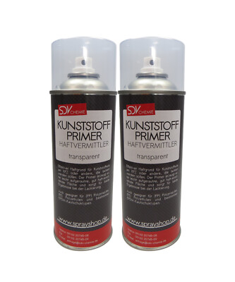 KUNSTSTOFF PRIMER 2x 400ml Kunststoff Haftgrund Haftvermittler Grundierung