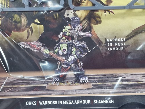 Warhammer 40k Combat Patrol Ausgabe 41 Ork Boss in Mega Rüstung NEU SEALED - Bild 6 von 6