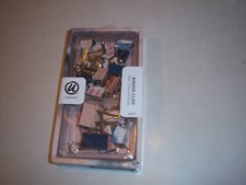 NEW BOX PKG U BRANDS Colored Small ASSORTED -Sizes Binder Clips 24 PCS/Pack