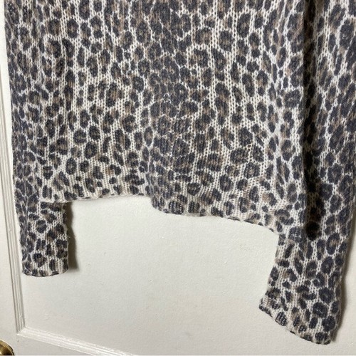 Calavera Cachemira Leopardo Estampado Suelto Punto Suéter Mujer XS - Imagen 4 de 8