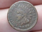 1886 Indian Head Cent Penny, Variety 1, Var 1, T1, Type 1- Good Details