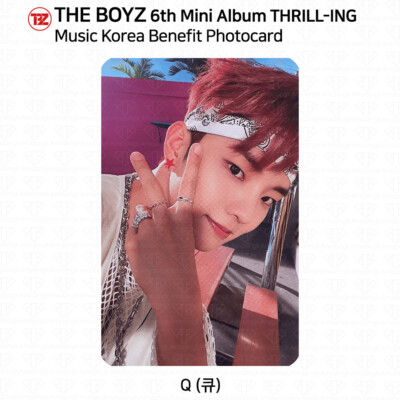 The Boyz 6th Mini Album Thrill-ing Photocard MK DMM Withdrama