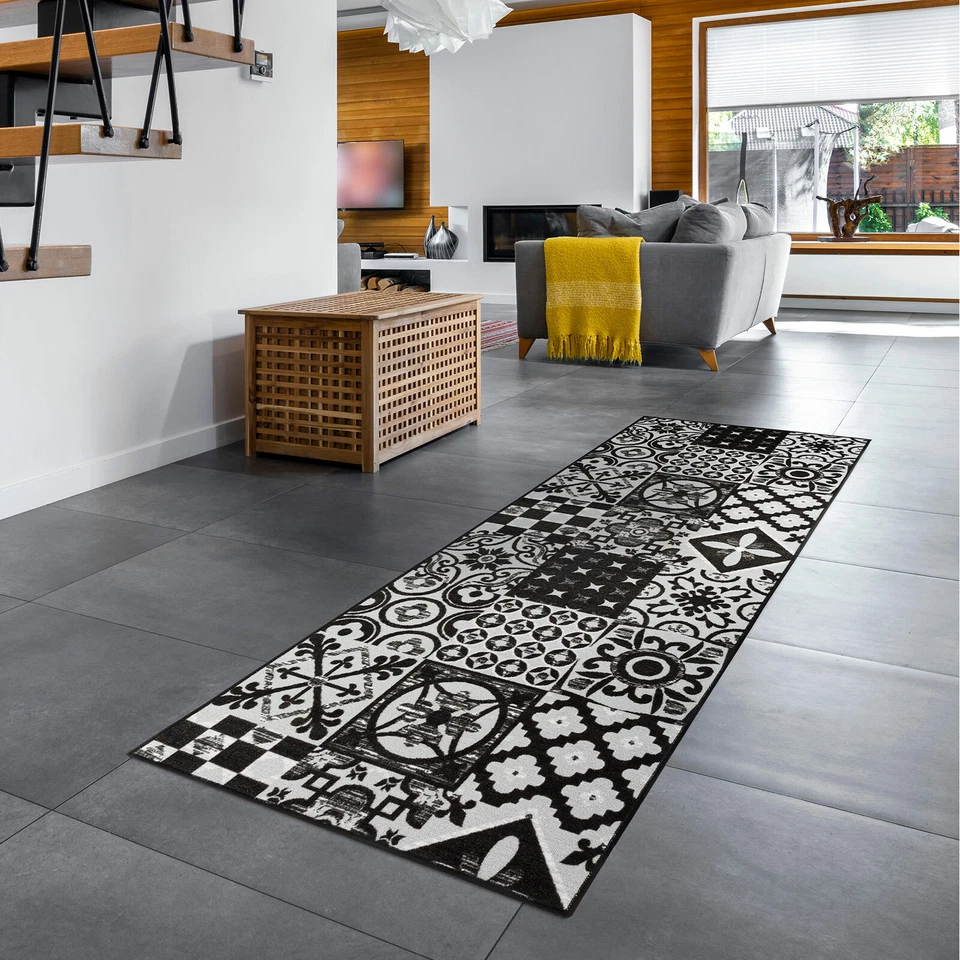 Teppich-Läufer Sligo mit Muster Läufer für Wohnzimmer Flur & Küche viele Größen - Bild 3 von 4