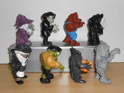 Complete Set 8 PVC Figures Halloween Monster MAIA BORGES PORTUGAL