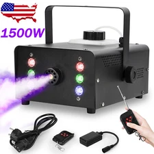 1500W Fog RGB 3in1 6 LED DJ Smoke Machine Stage Show Decor w/ Wireless Remote US