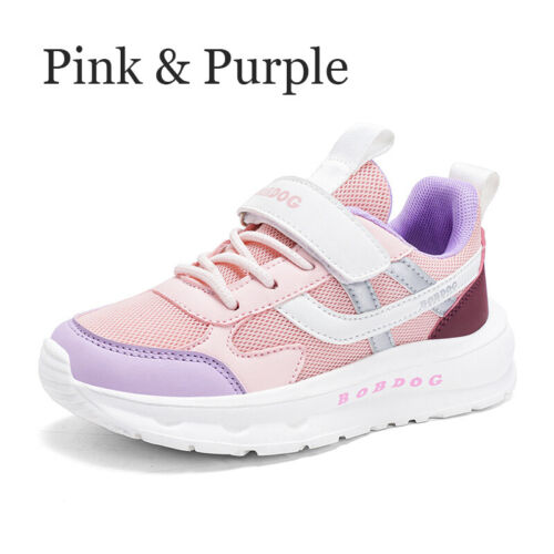 Niñas Rosa Lindos Zapatos Atléticos Ligeros Tenis Antideslizantes Niños Zapatos - Imagen 31 de 39