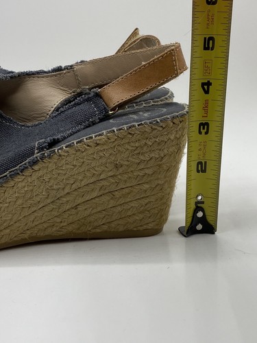 Toni Pons Lugano Espadrille Women Shoes Slingback Platform Wedge BLACK 41 (10) - Picture 12 of 13