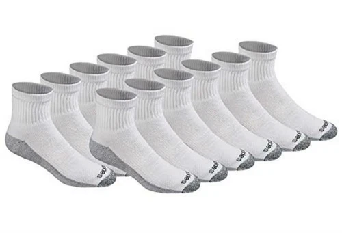 Dickies Men's Dri-tech Moisture Control Quarter Socks  Assorted Sizes , Colors