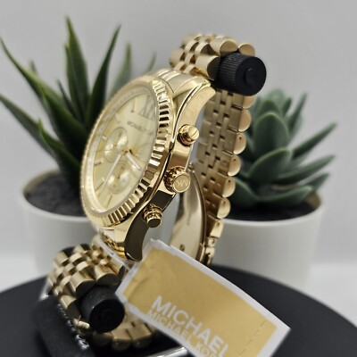 Michael Kors MK8281 Men's Watch Gold Bracelet Gold Dial Gold Case