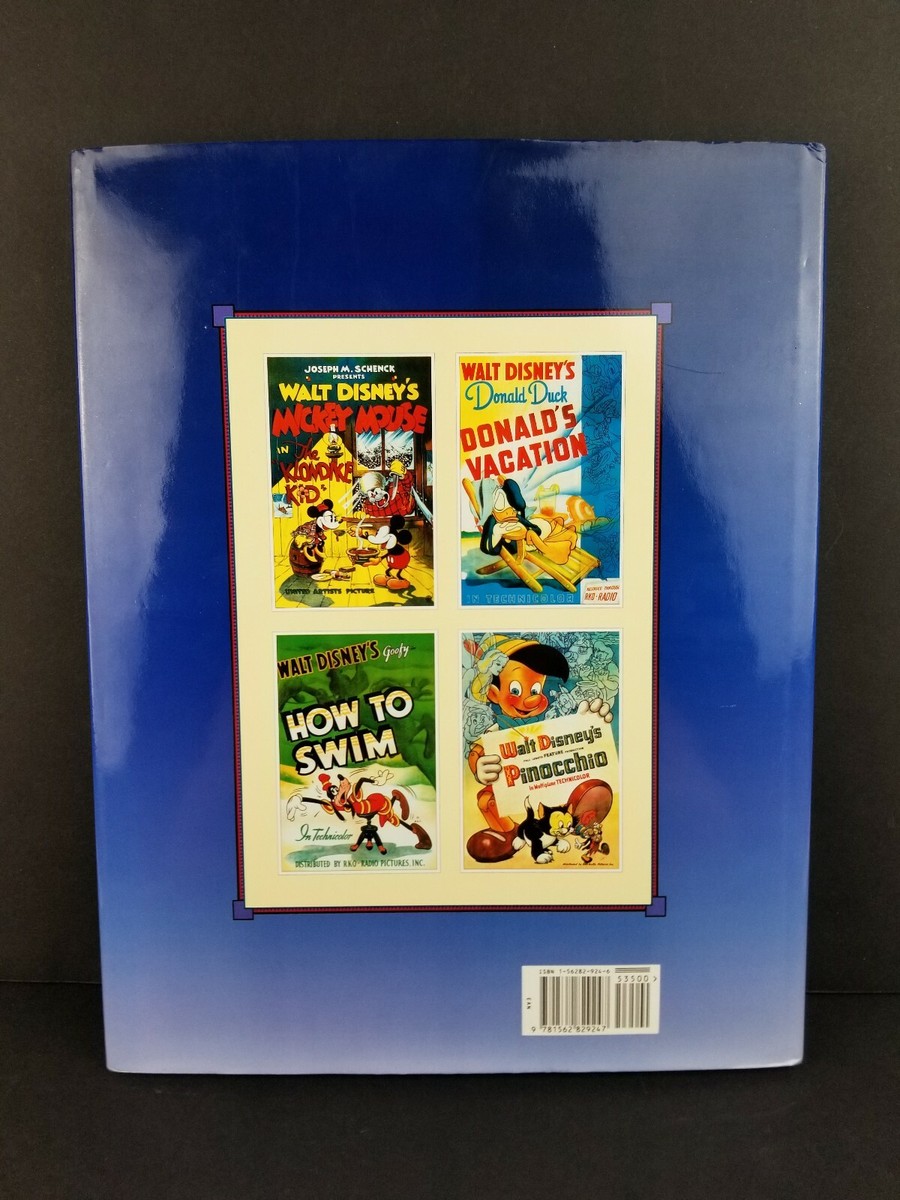 DISNEY POSTER THE ANIMATED FILM CLASSICS BOOK FROM MICKEY MOUSE TO