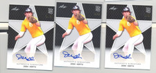 2020 Leaf Perfect Game Auto Three card lot Josh Heath