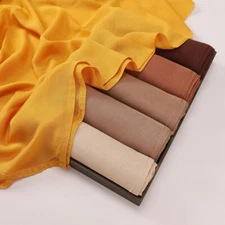 Soft Wide Edge Thin Scarf Shawl Turban Headscarf Hijabs Wrap Shawls Wholesale