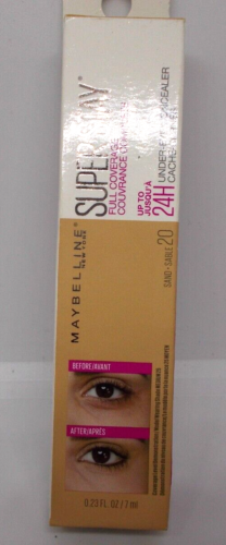 Maybelline Super Stay Full Coverage 24Hr Under Eye Concealer sand 20 0.23 fl oz