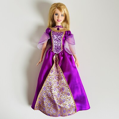 Barbie The Island Princess Luciana singende Puppe mit lila Kleid & Absätzen/Schuhe.