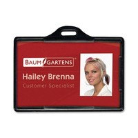 Baumgartens Id Card Holders,horizontal,3-3/8x2-1/825/pk,black 68310 Baumgartens Id Card Holders,horizontal,3-3/8x2-1/825/pk,black 68310