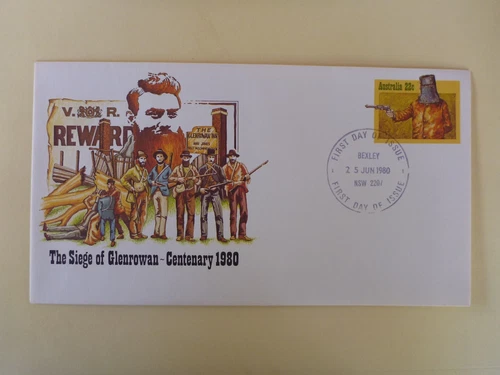 AUSTRALIA 1980 Ned Kelly- Siege of Glenrowan Centenary First Day Cover