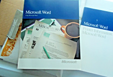 Microsoft Word Word Processing Program 1988 Contains 3.5" Disks for IBM P C