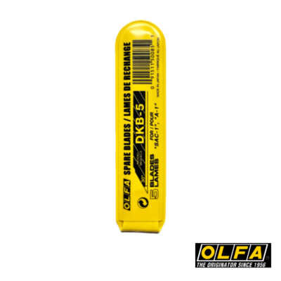 Olfa DKB-5 (5tlg) Ersatz-Klinge 30° Abbrechklinge für 9mm Cutter SAC-1