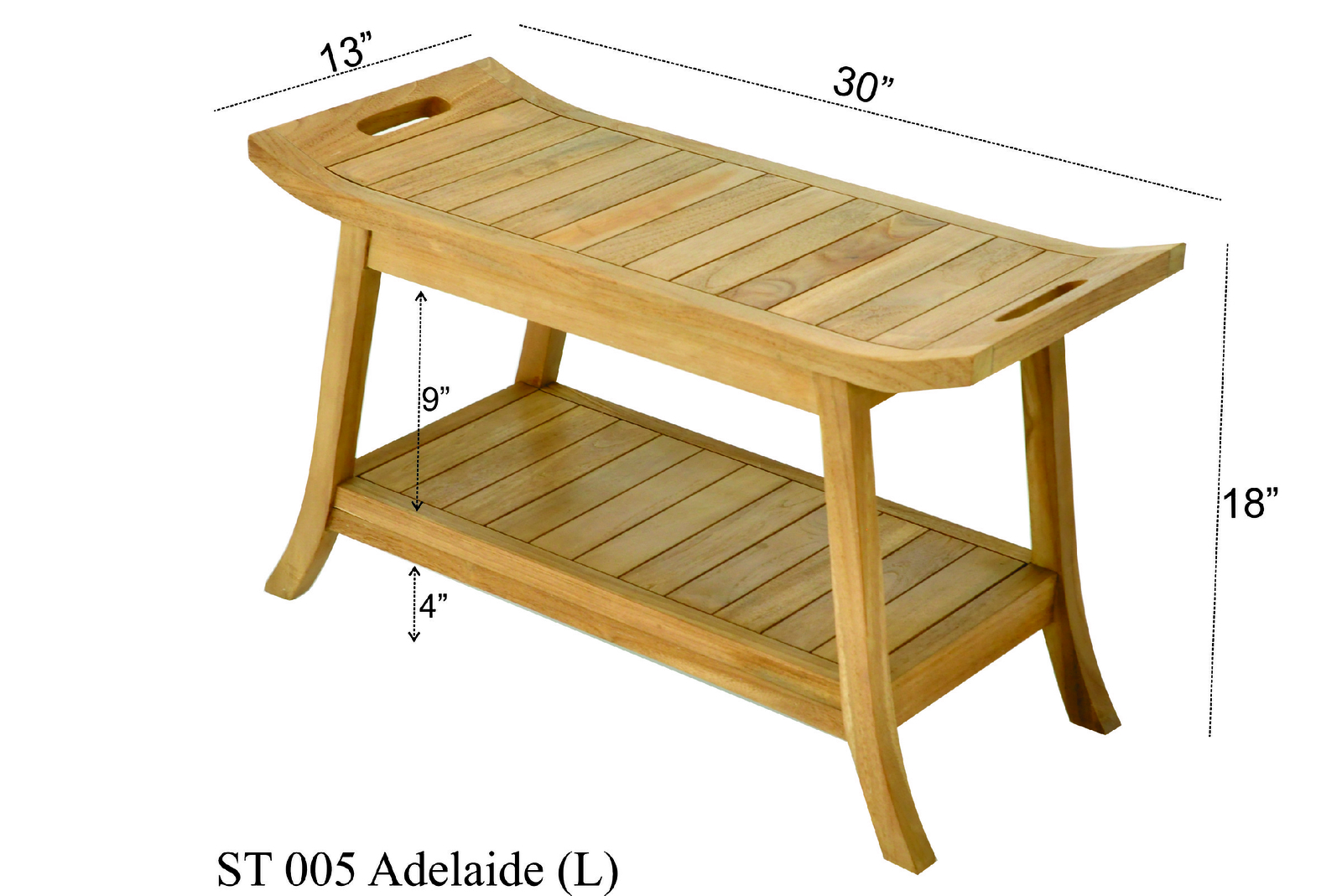GradeA Teak Wood Adelaide Shower Seat 30" Stool Bench Outdoor Patio eBay