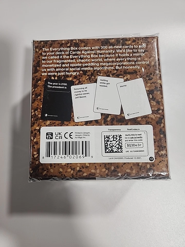 Cards Against Humanity Everything Box New Sealed 300 Card Expansion - Image 2 of 4