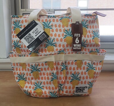 FIT + FRESH SOFT INSULATED COOLER BAG, PINEAPPLE *NEW