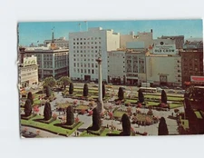 Postcard Union Square San Francisco California