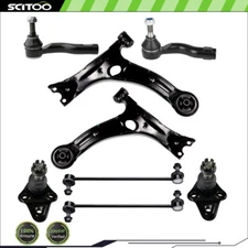 8pc Complete Front Suspension Kit for 2000-2005 Toyota Celica Lower Control Arms