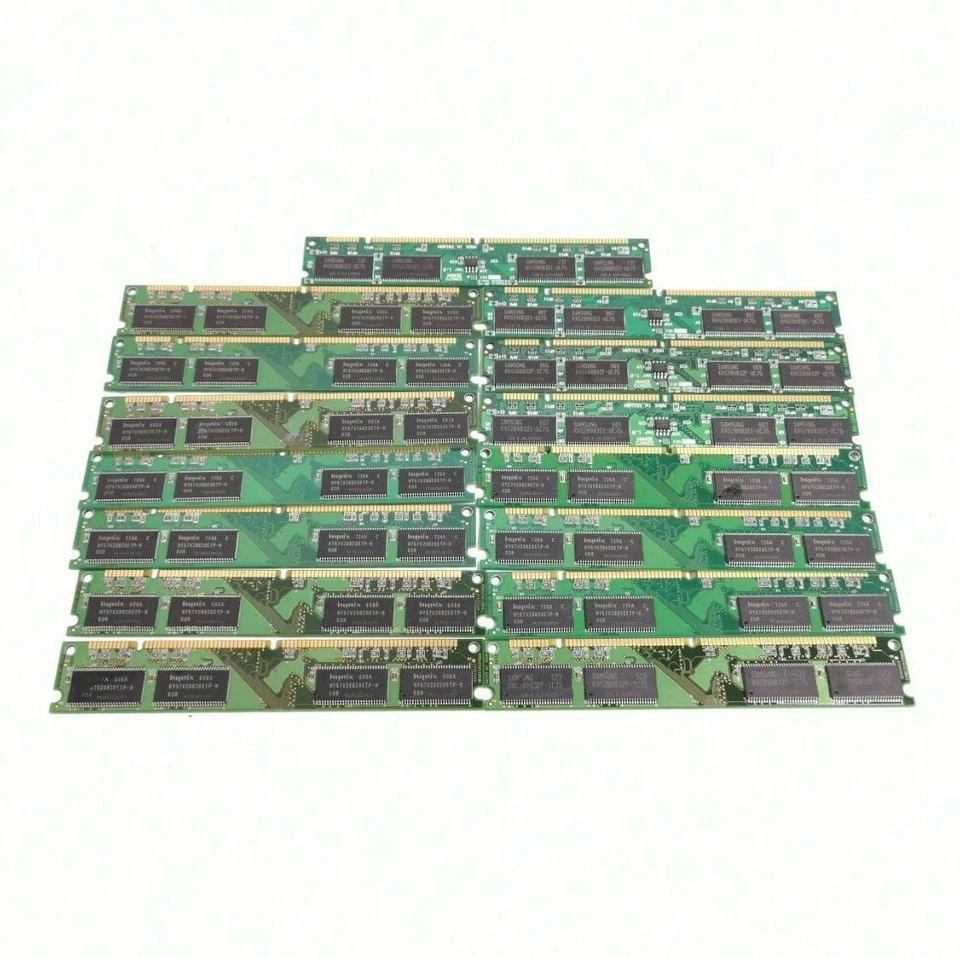 X11 - Ramaxel Hynix 128M PC133-333 SDRAM 16MX64 + x4 Samsung 128M SDRAM PC133  Foto 2 de 4