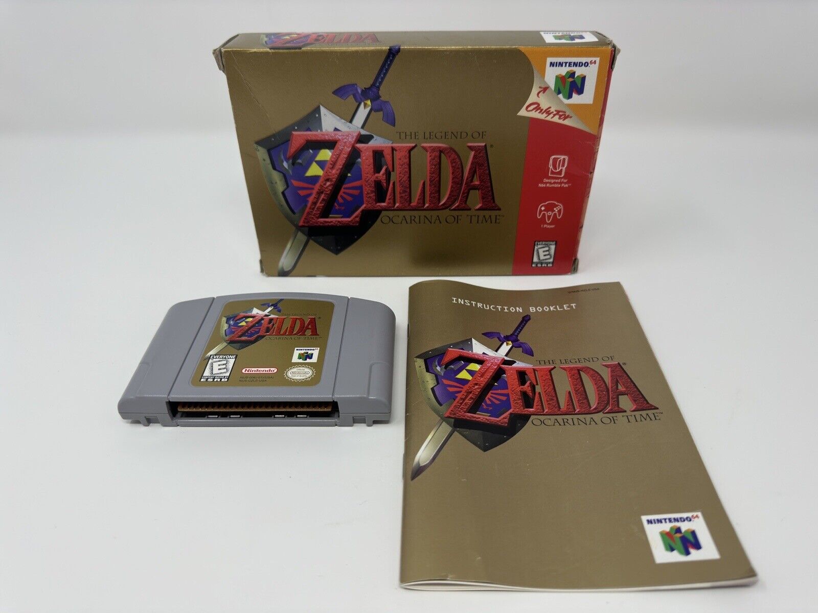 Zelda Ocarina of Time N64 CIB