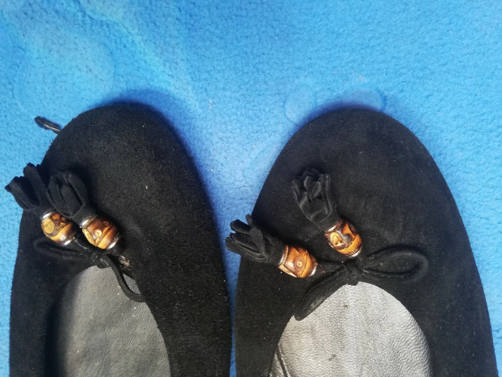? Chaussures Guccien cuir patiné 38 taille 37 ?