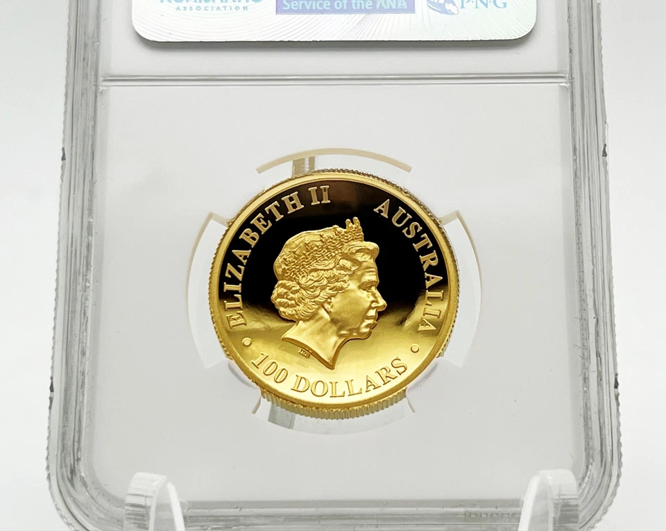 Australia 2015 100$ Kangaroo High Relief 1 oz Pure Gold coin Perth Mint - Image 4 of 4