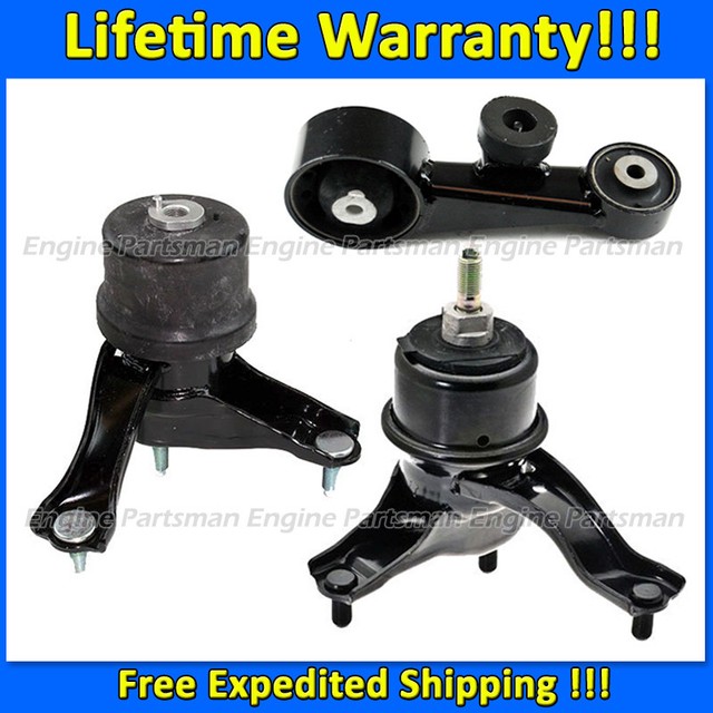 K2224 Motor&Trans Mount Set 3pcs For 0712 Lexus ES350 3.5L w/AUTO
