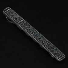 VTG Sterling Silver - NORWAY DAVID ANDERSEN Celtic Knot Men's Tie Clip - 6.5g