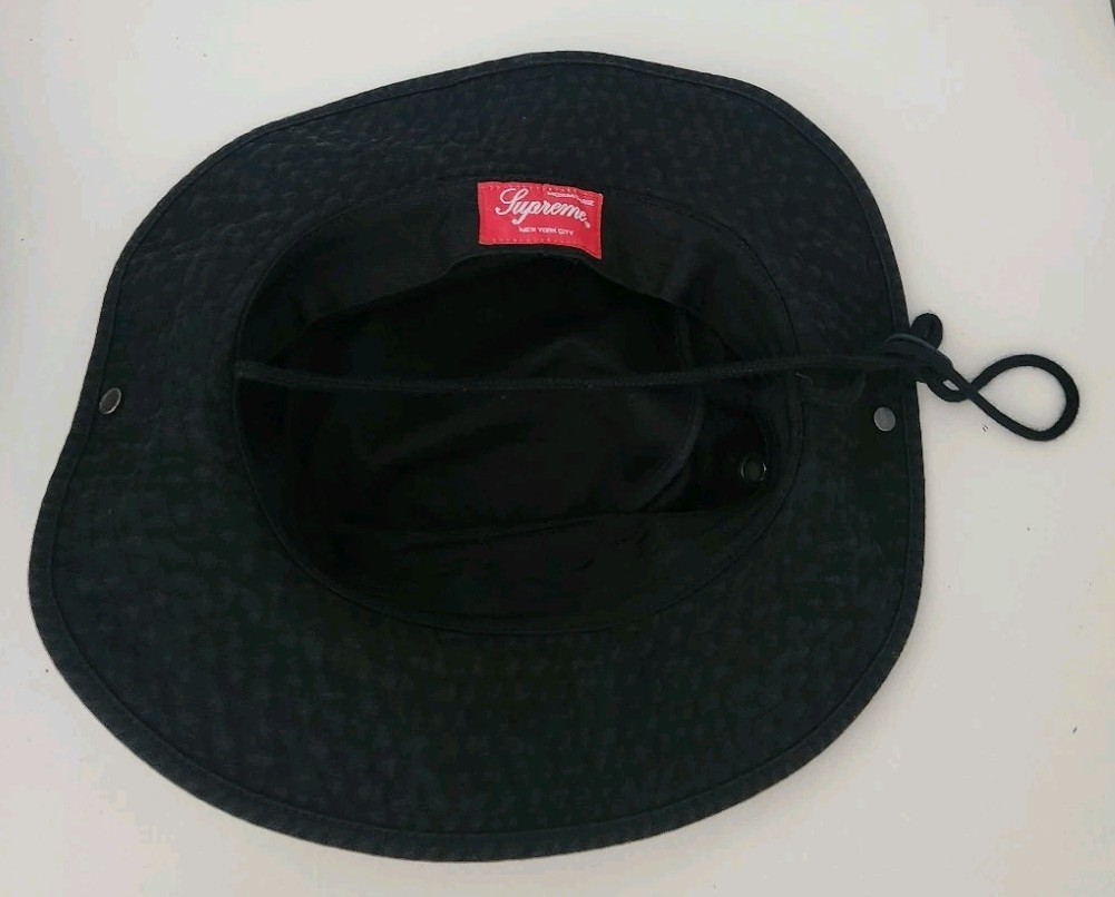 FW23 Supreme Military Boonie Bucket hat S/M Crusher Black