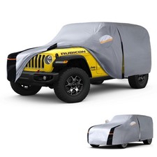 Custom Fit Car Cover for Jeep Wrangler 2 Door CJ YJ JK JL 1987-2026