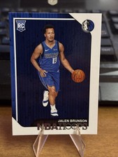Jalen Brunson Rookie 2018-19 NBA Hoops #243 NMMT NY KNICKS RC 💎