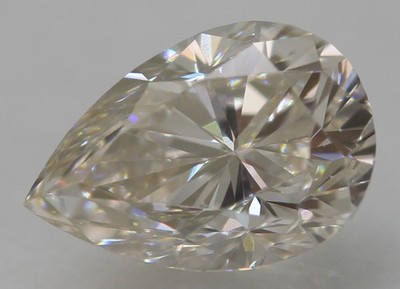 Zertifiziertes 0.35 Karat H VVS1 Diamant Lose Pear Shape Natur 5.55x3.85mm