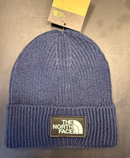 The North Face Cuff Beanie Hat Summit NAVY BLUE NEW w/Tags