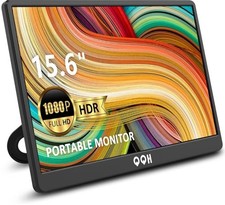 QQH Portable Monitor, 15.6" Portable Travel Monitor for Laptop 1080P FHD IPS...