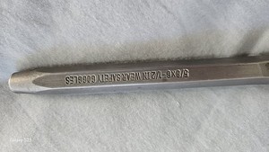 Heavy Duty Cold Chisels Set 1/2 Inch Long Center Punch 6
