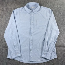 7 Diamonds 4 Way Stretch Shirt Men's XL Long Sleeve Denim Chambray Work Casual