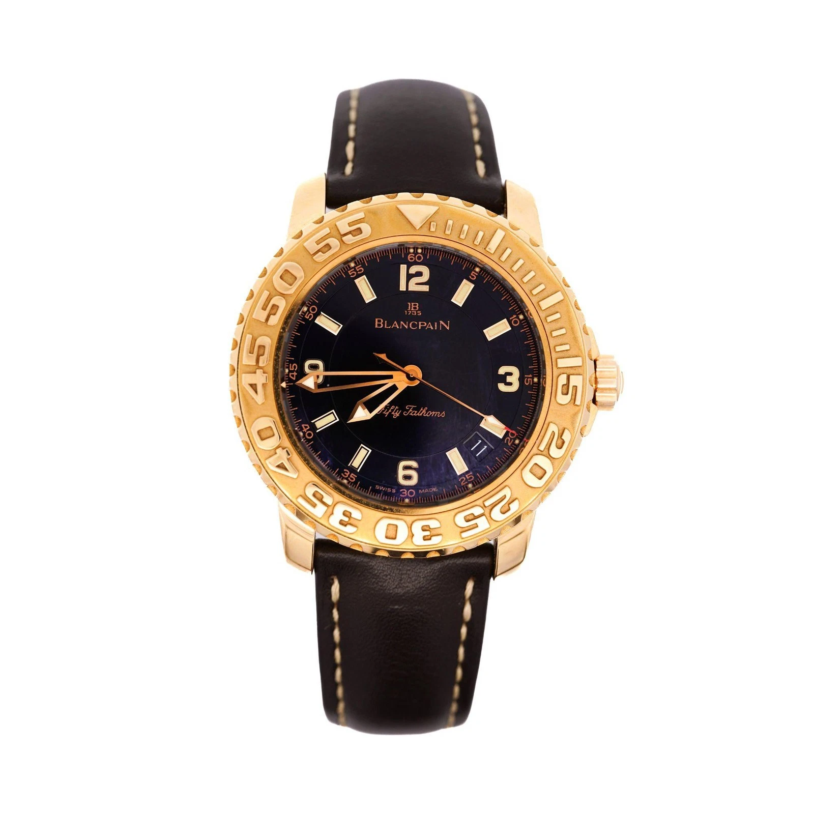 Blancpain — Blancpain Fifty Fathoms Trilogy 18K Rose Gold Ltd Ed 51/100 Ref 2200-3630 Watch