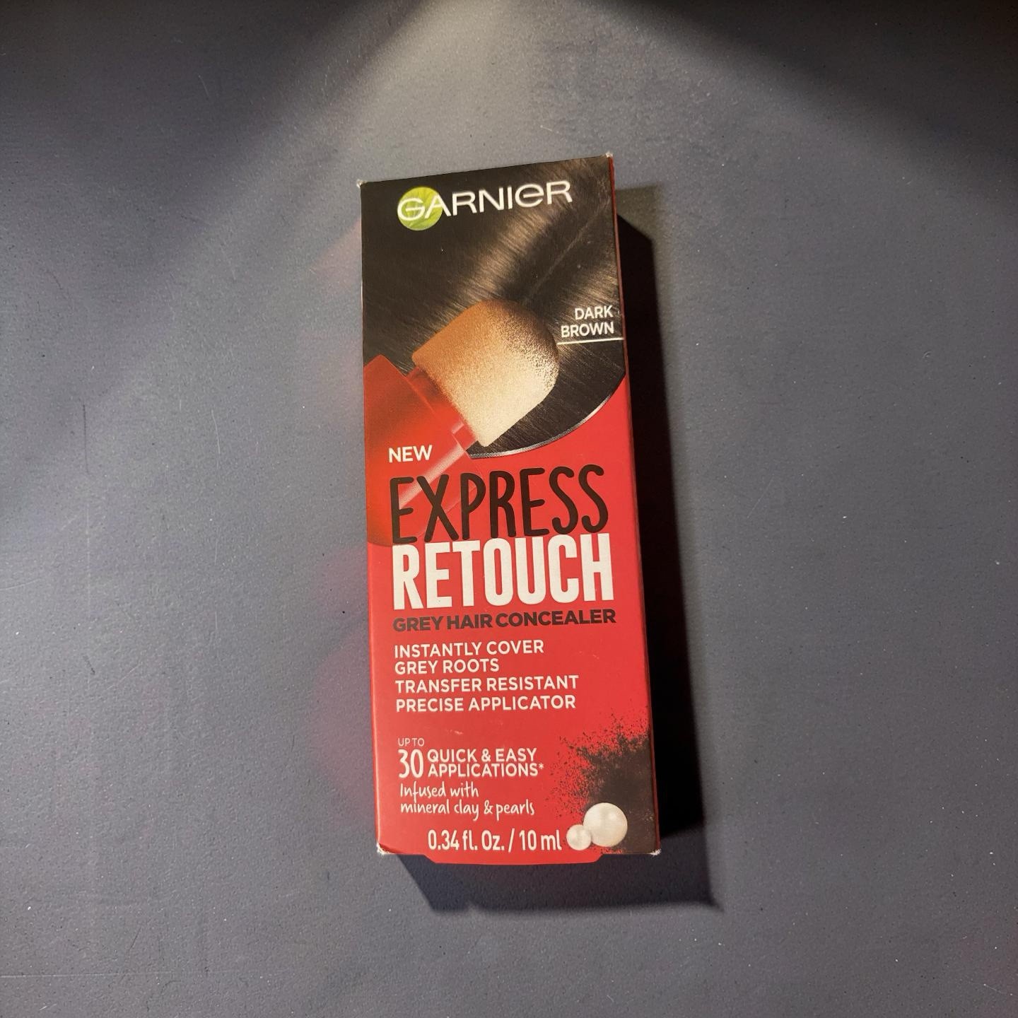 Garnier Express Retouch Gray Hair Concealer Dark Brown - RAR
