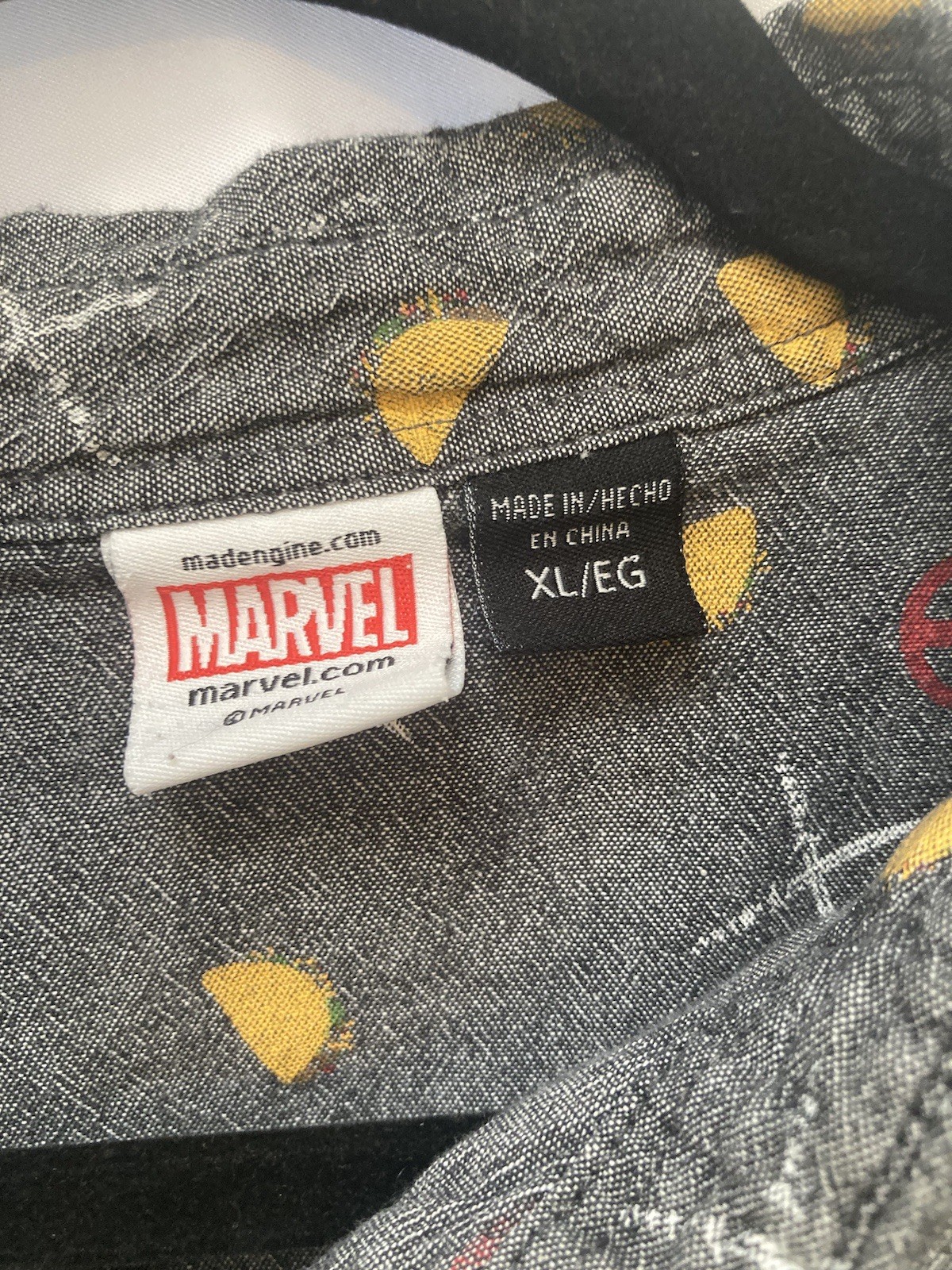 Deadpool Button Down Shirt All Over Print Marvel … - image 3