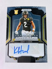 Kobe Hudson 2025 Panini Prizm Draft RC Auto