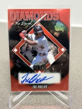 Tre Phelps 2025 Leaf Metal Diamonds In The Rough Auto Autograph 9/15 Bulldogs