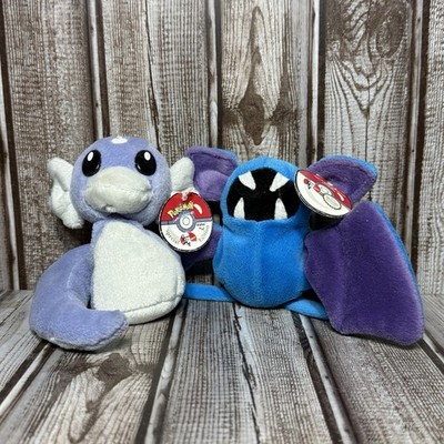 Pokemon Plush Dratini And Zubat 1998 KFC Special Edition w/Original Tag