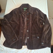 Ralph Lauren Womens Vintage Brown Corduroy Li...